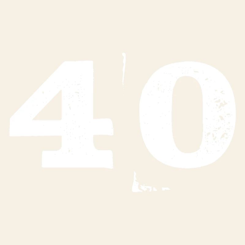 40 anniversaire rond
