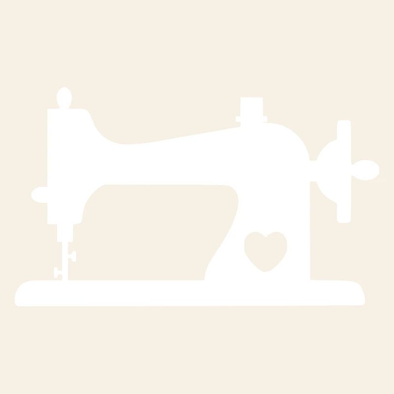 Machine à coudre avec coeur