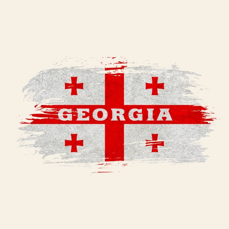 Drapeau vintage de Géorgie