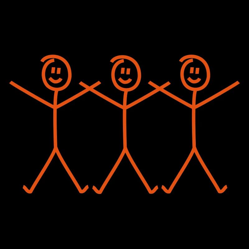 Stick man dance dancing