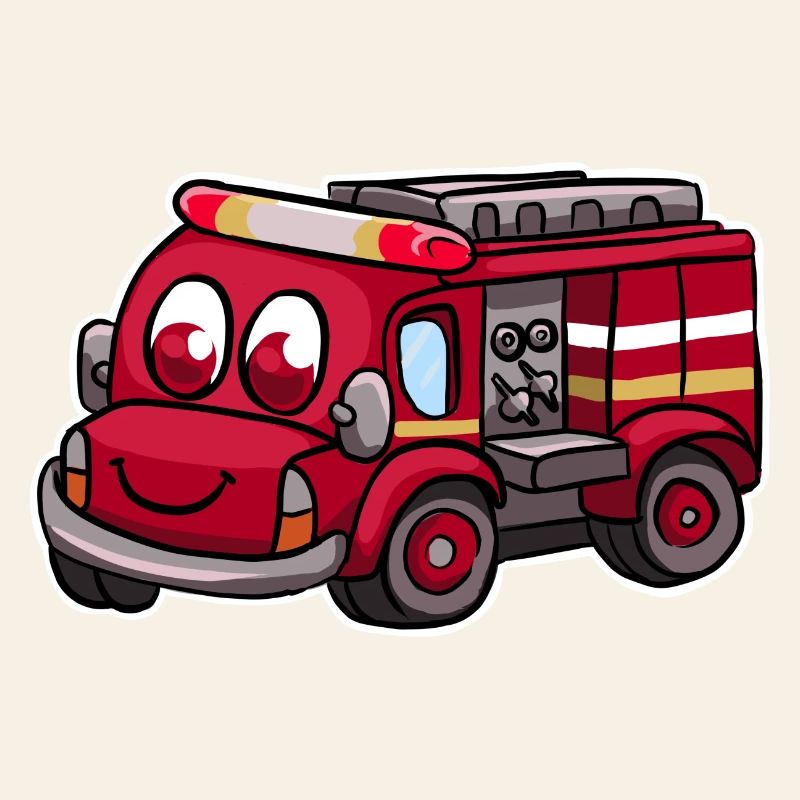 Fire truck fire brigade