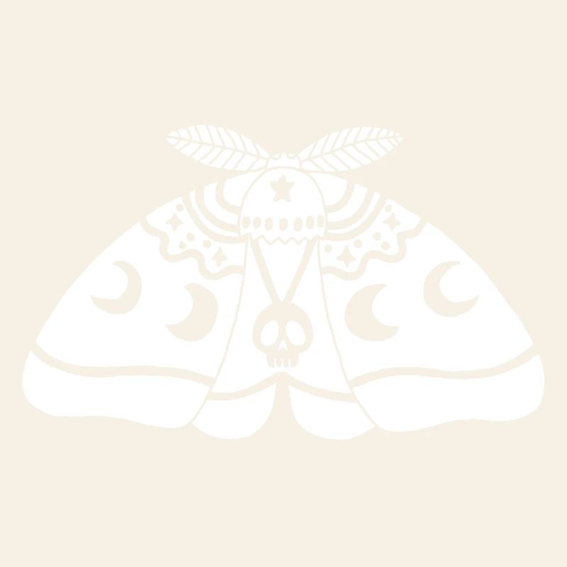 White moth