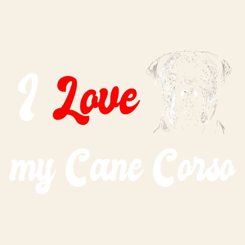J'adore mon chien Cane Corso