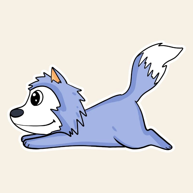 lying wolf