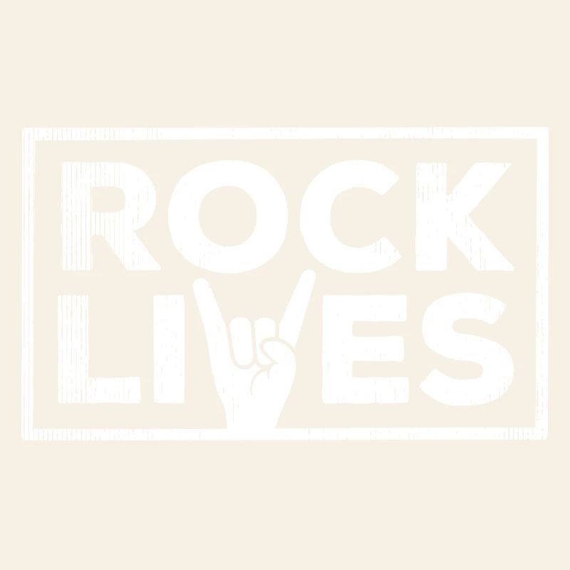 Rock Lives Audacieux Crest Design
