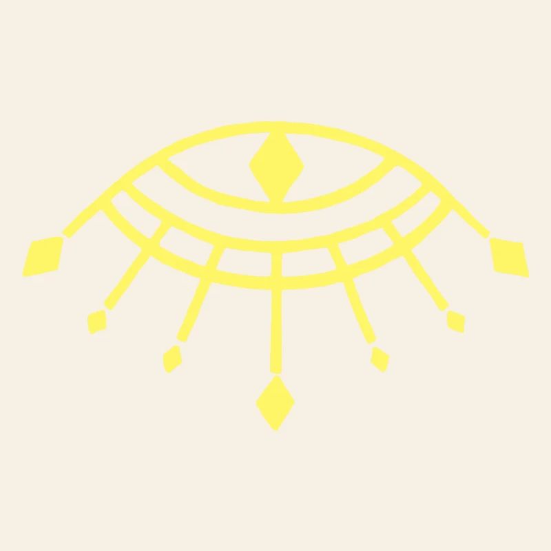 Oeil d'Horus jaune