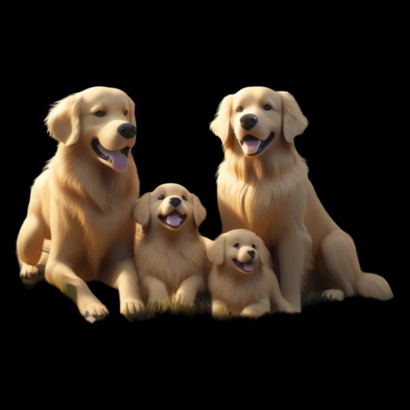 Famille Golden Retriever