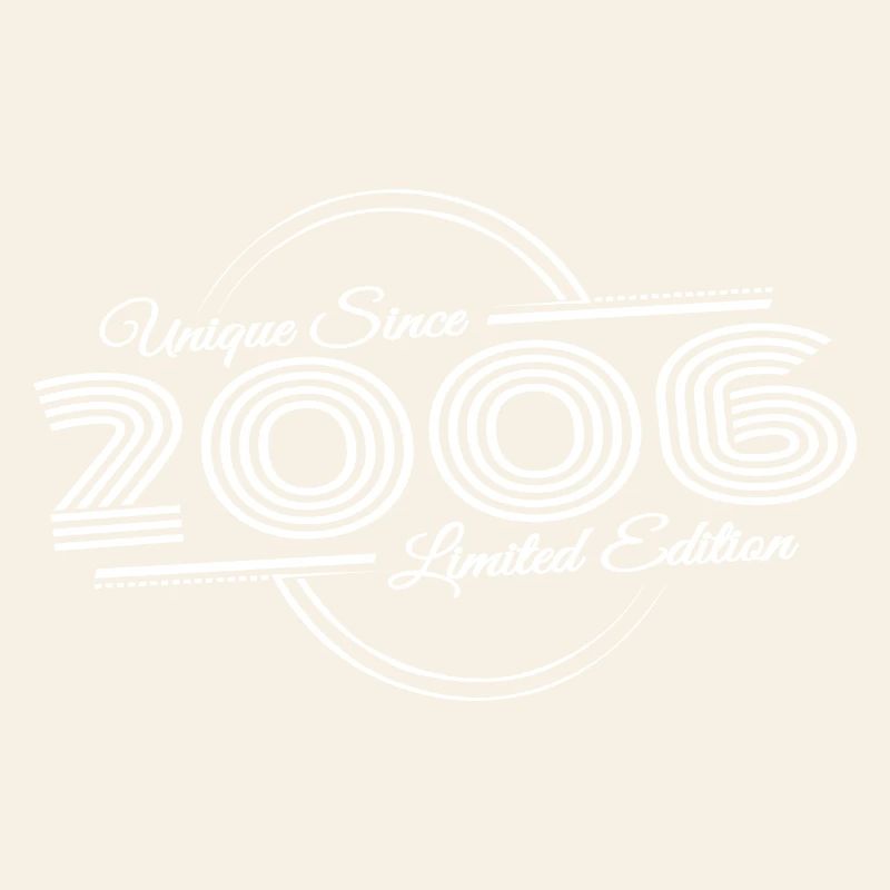 Geburtstag Retro Einzigartig Seit 2006