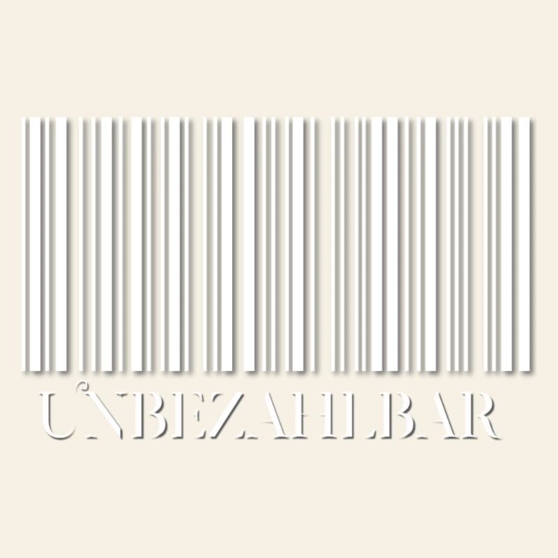 Abstrakter Barcode Design auf Kleidung