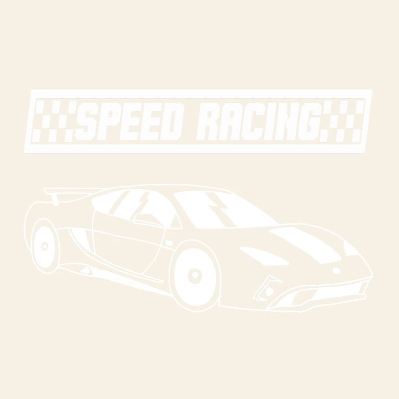 Voiture de course blanche