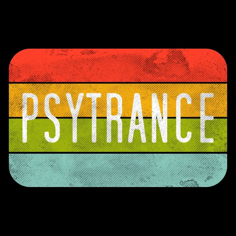 Psytrance Rayures Arc-en-ciel