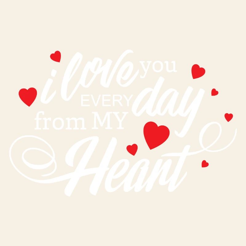 Je T'aime Chaque Jour Mon Cœur Amour Éternel