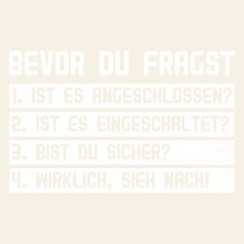 Computer BEVOR DU FRAGST 1.IST ES ANGESCHLOSSEN?