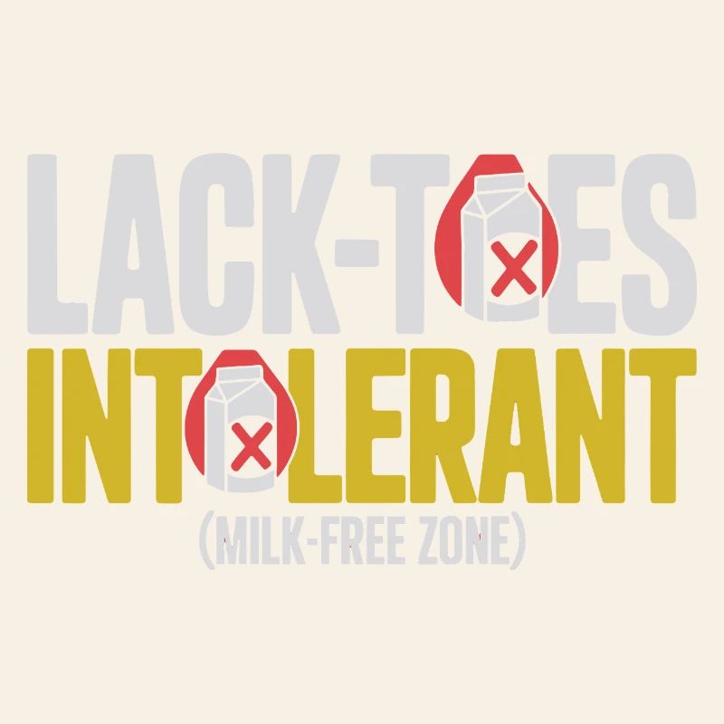 Zone sans intolérance au lait sans orteils