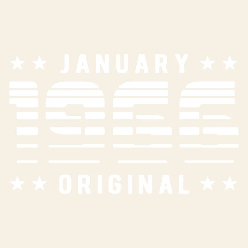 January 1966 Original Retrodesign | Geburtstag