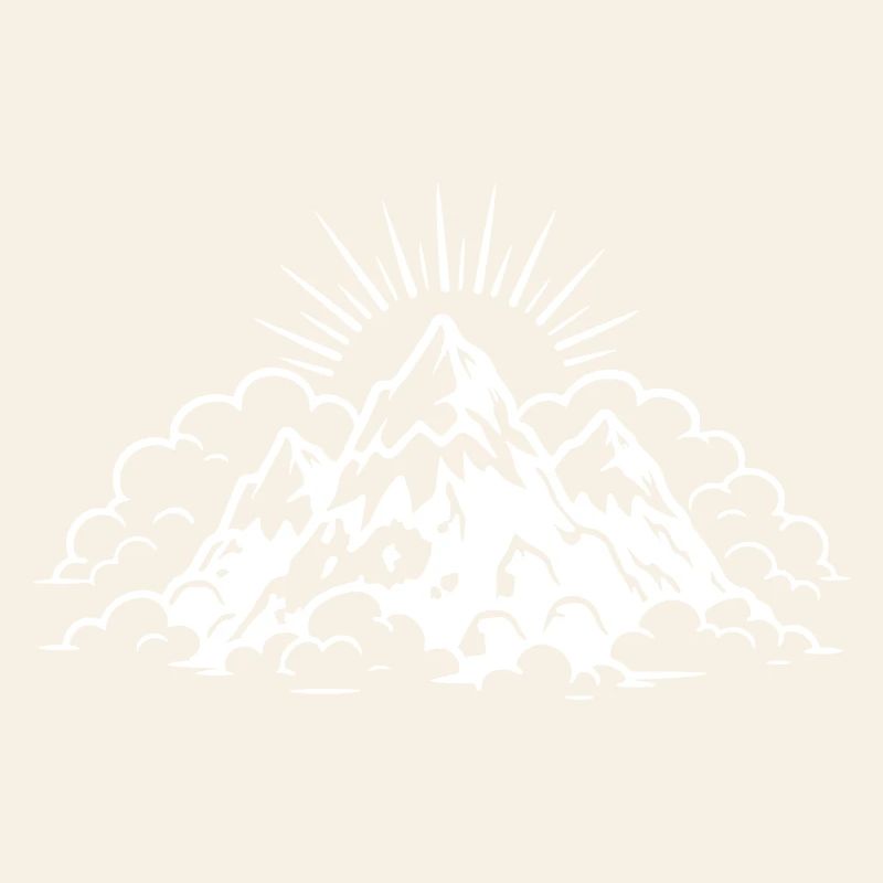 Mountains Landscape Icon