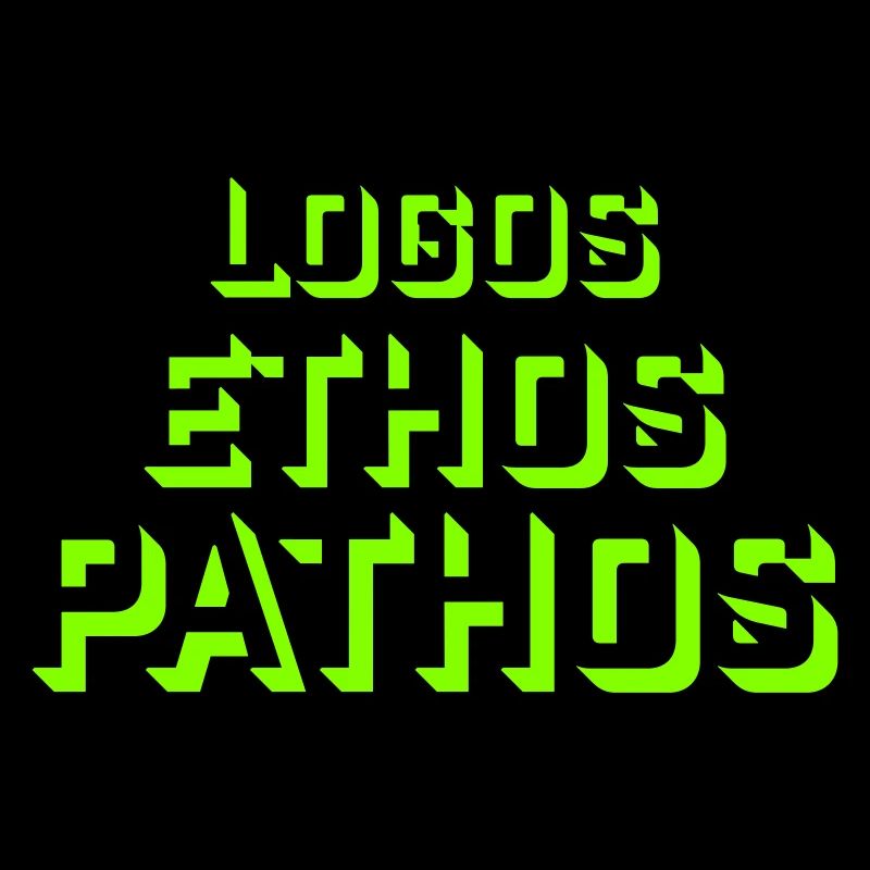Logos Ethos Pathos Rhetorik Philosophie Student