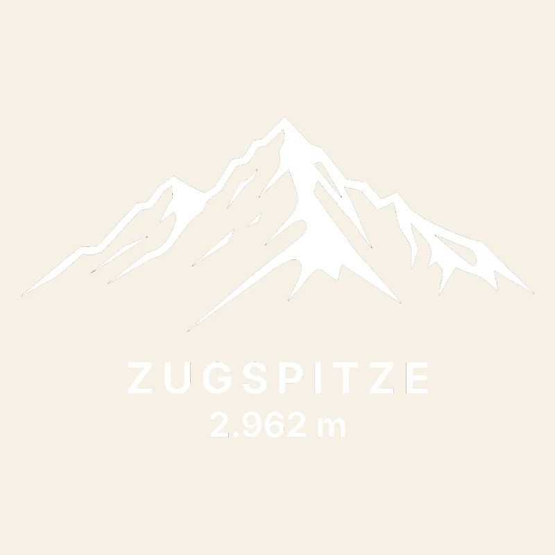 Zugspitze Summit Silhouette