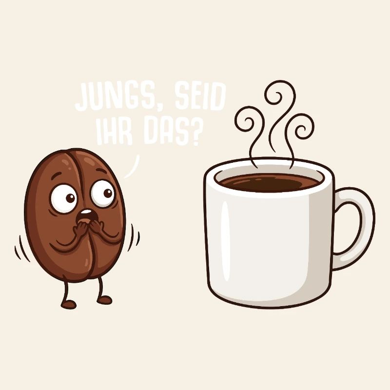 Les amateurs de café, les gars, êtes-vous le grain de café
