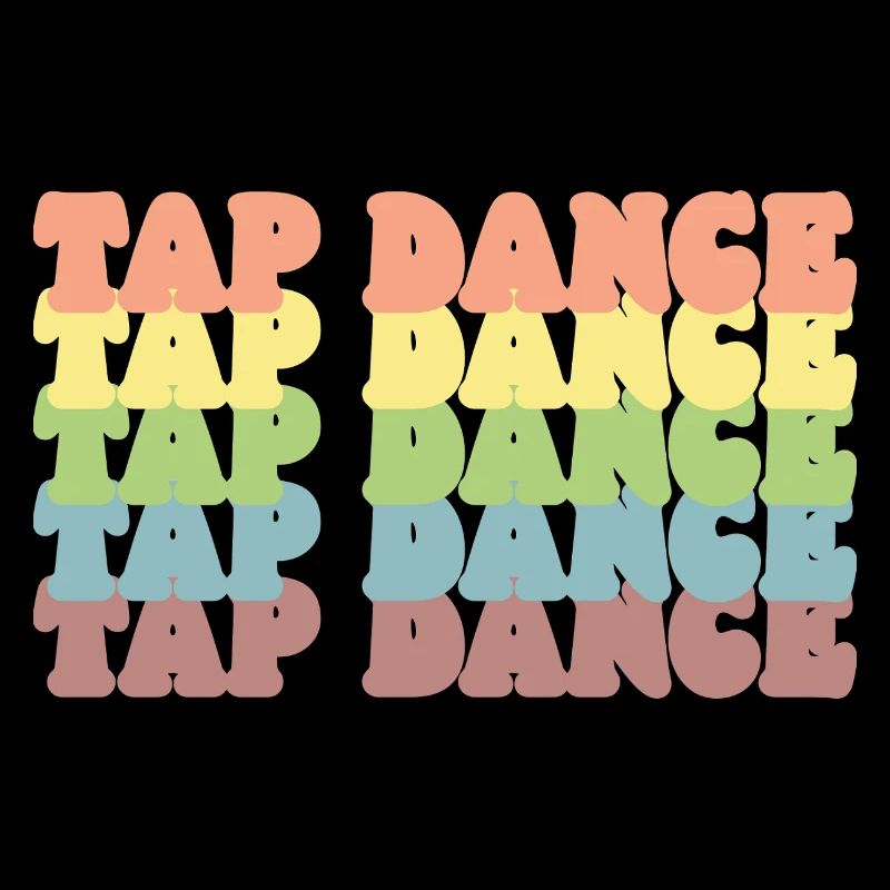 Pastell Regenbogen Tap Dance