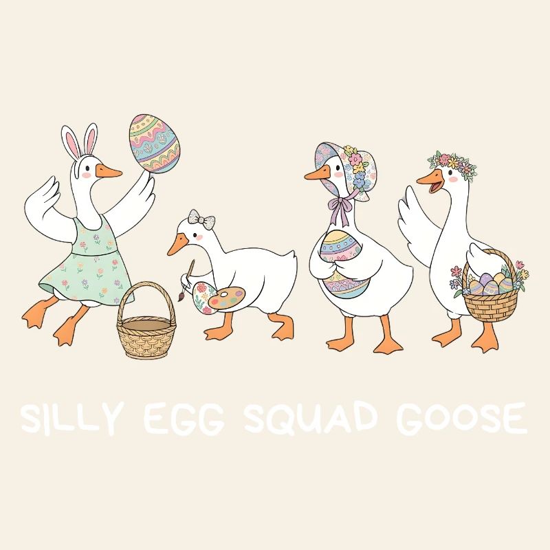 Silly Egg Squad Goose Ostern