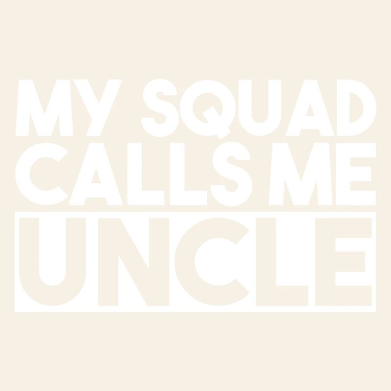 Mon escouade m’appelle oncle design cool