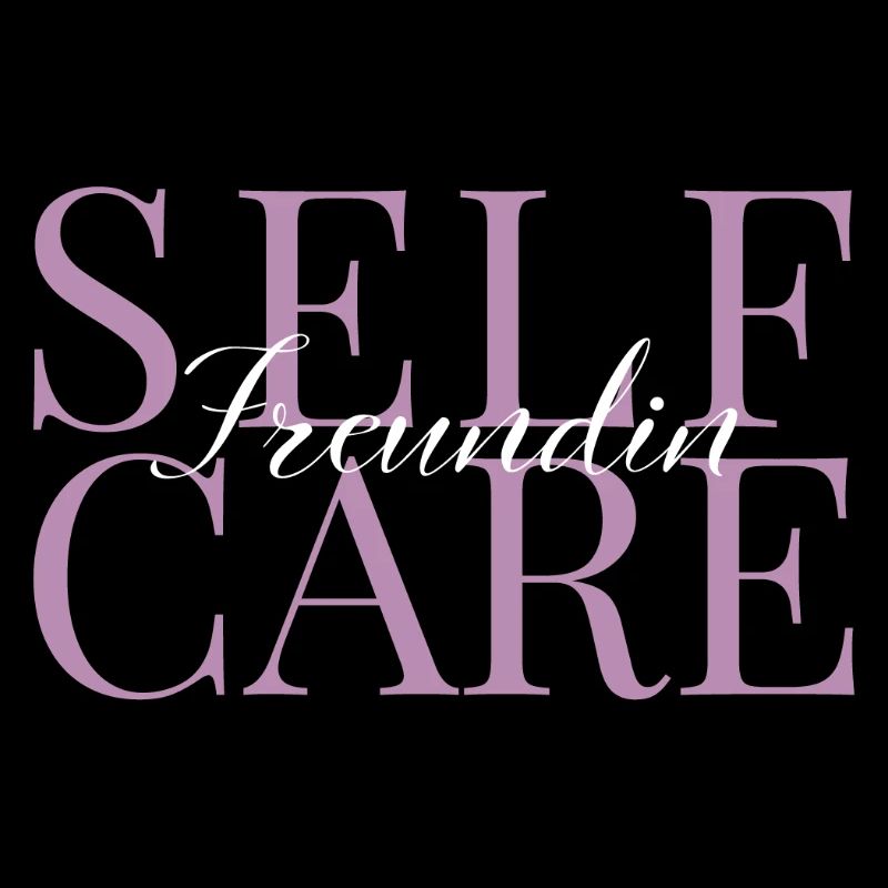 Self-care girlfriend pink and white