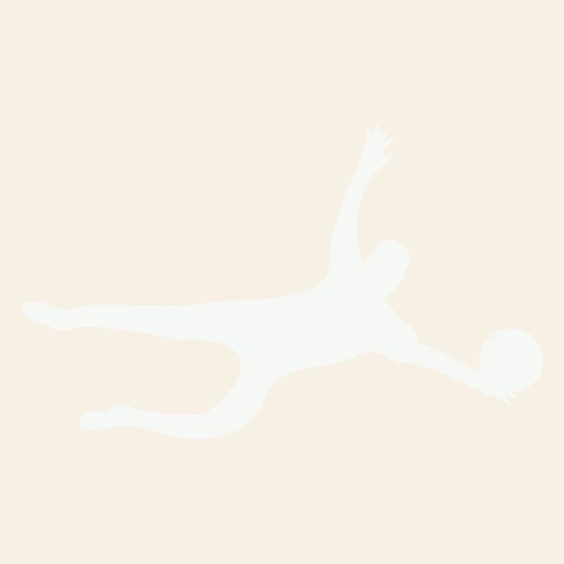 Dynamic Sport Silhouette Goalkeeper