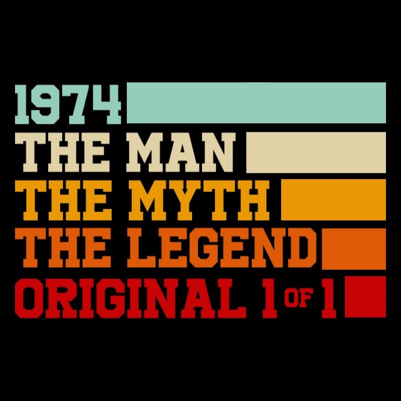 1974 Man Myth Legend Original 1of1