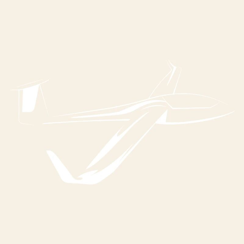 Planeur Symbol Sailing Fly Icon Avion