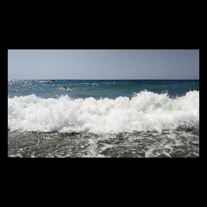 Vague d’écume de mer