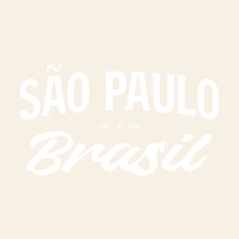 Script rétro de São Paulo Brasil