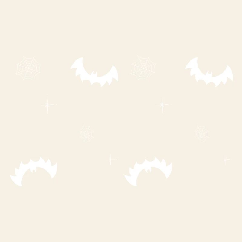 Bats, spider webs and starry night patterns