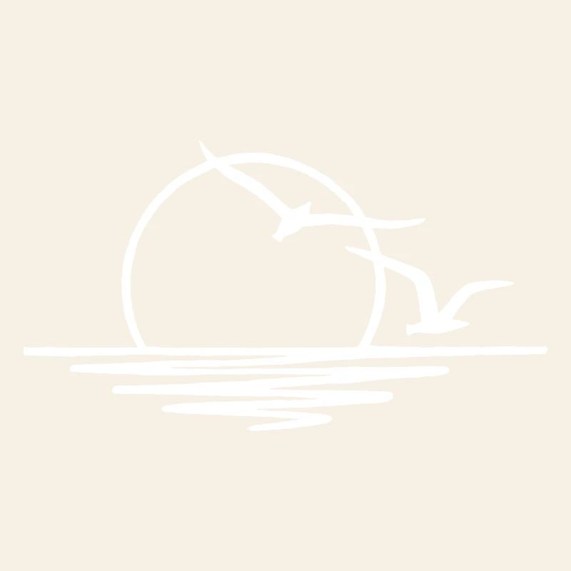 Soleil couchant (blanc)