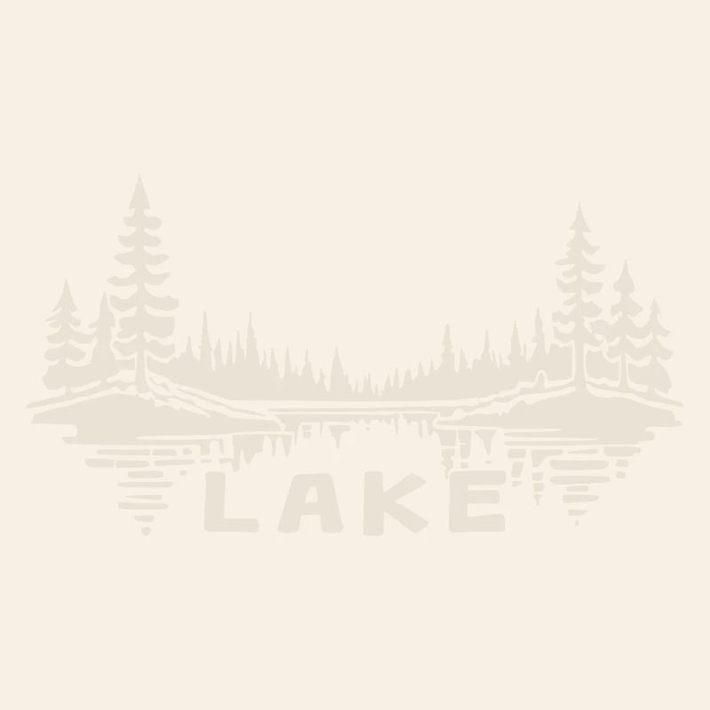 Reflet du lac [Blanc]