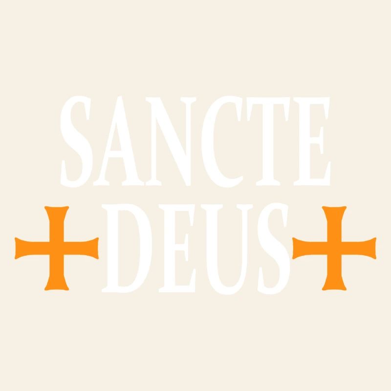 Croix Sancte Deus Conception Religieuse