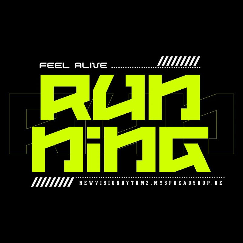Feel Alive Running Neon