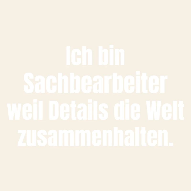 Ich bin Sachbearbeiter Details halten Welt
