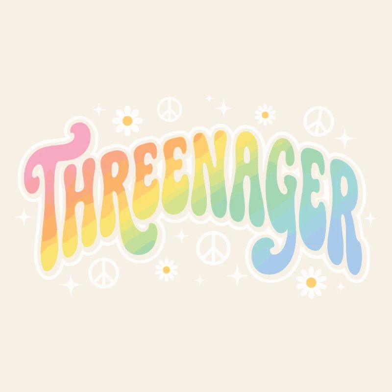 Threenager 3e anniversaire 3 ans Filles