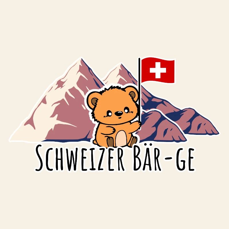 Swiss mountains, er, bears! cute Swiss bear