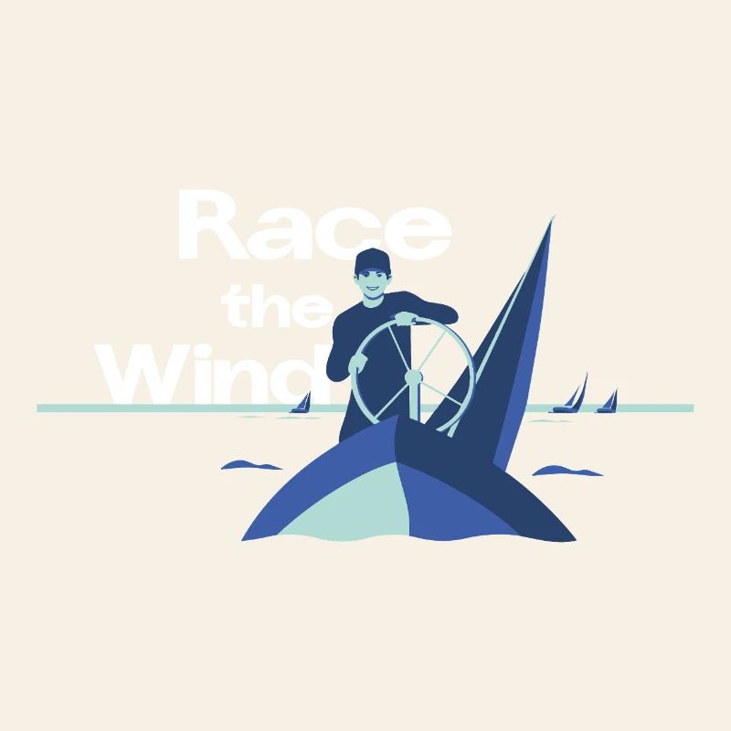 Course the Wind – Mention de l’équipe de régate