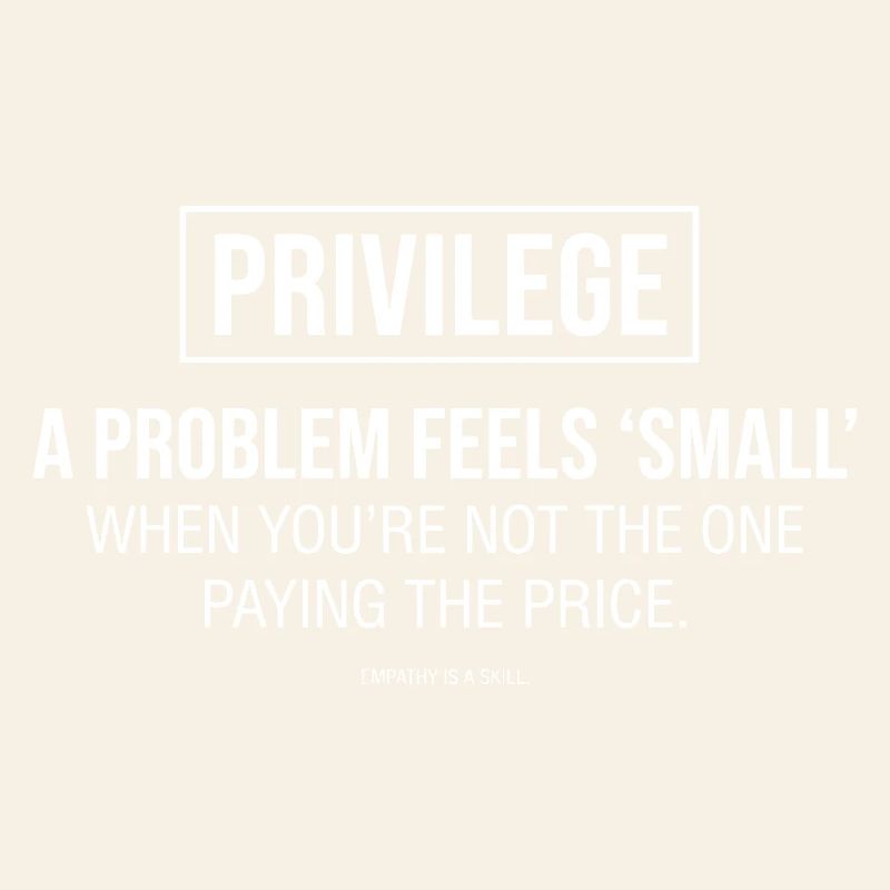 Empathy Statement Typography