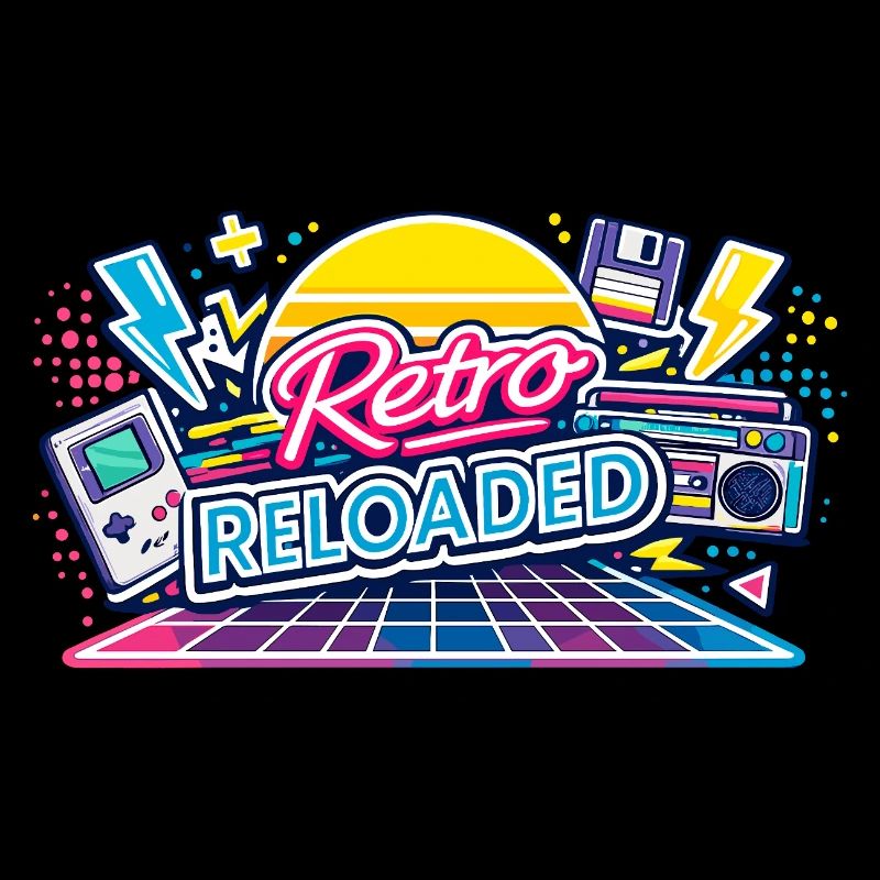 Retro Reloaded Neon Grid