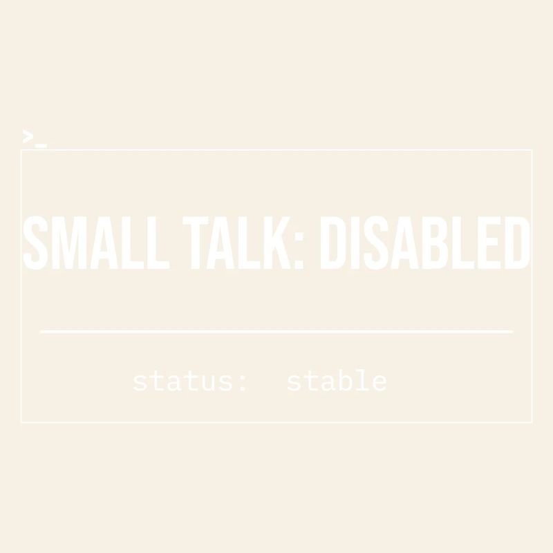 Small Talk: Disabled Status