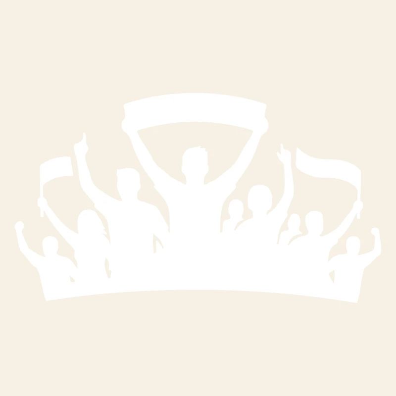 Fans Group Silhouette