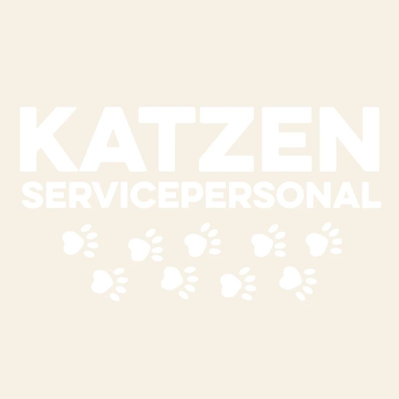 Katzen Servicepersonal lustig