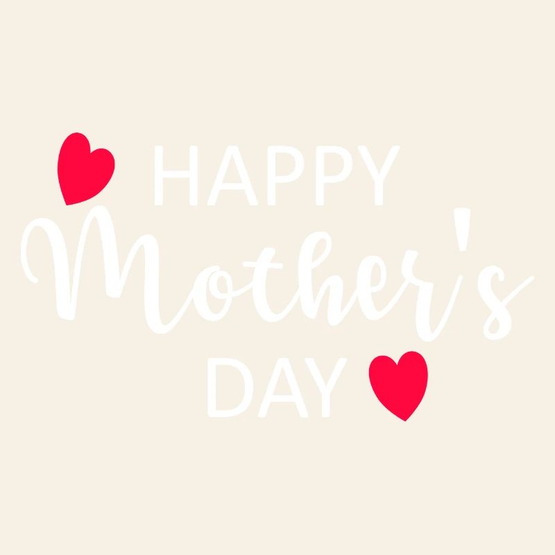 Happy Mother's Day Script Hearts