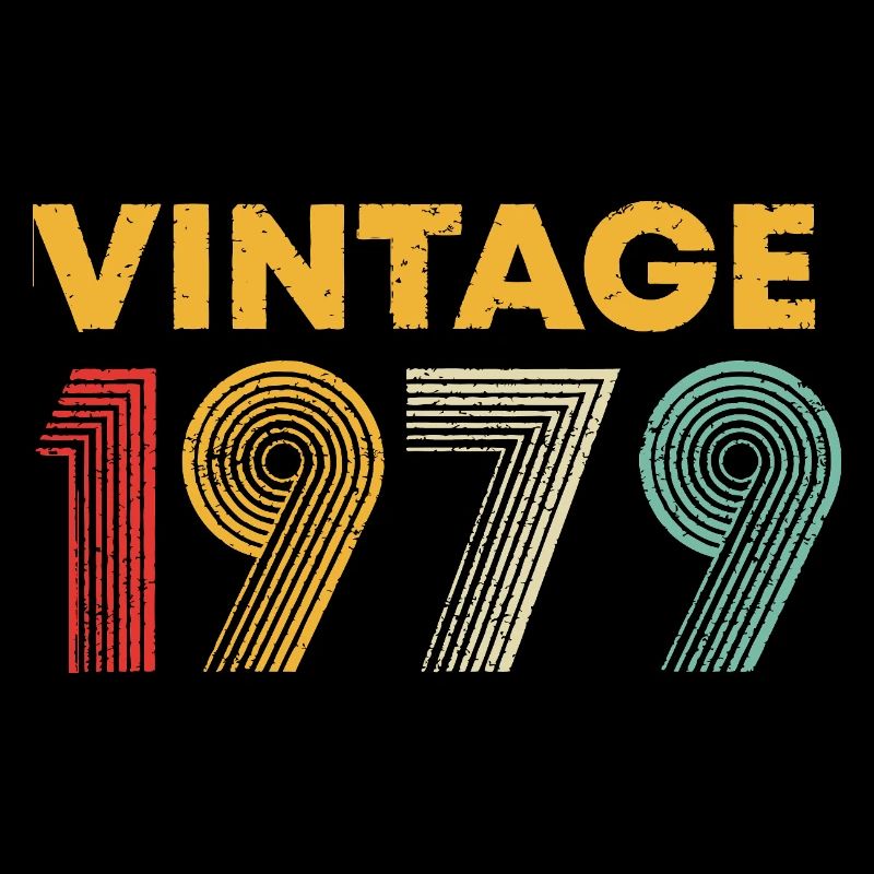 Bagues rétro vintage de 1979