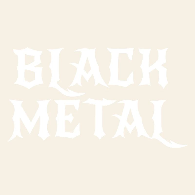 Conception du logo Black Metal