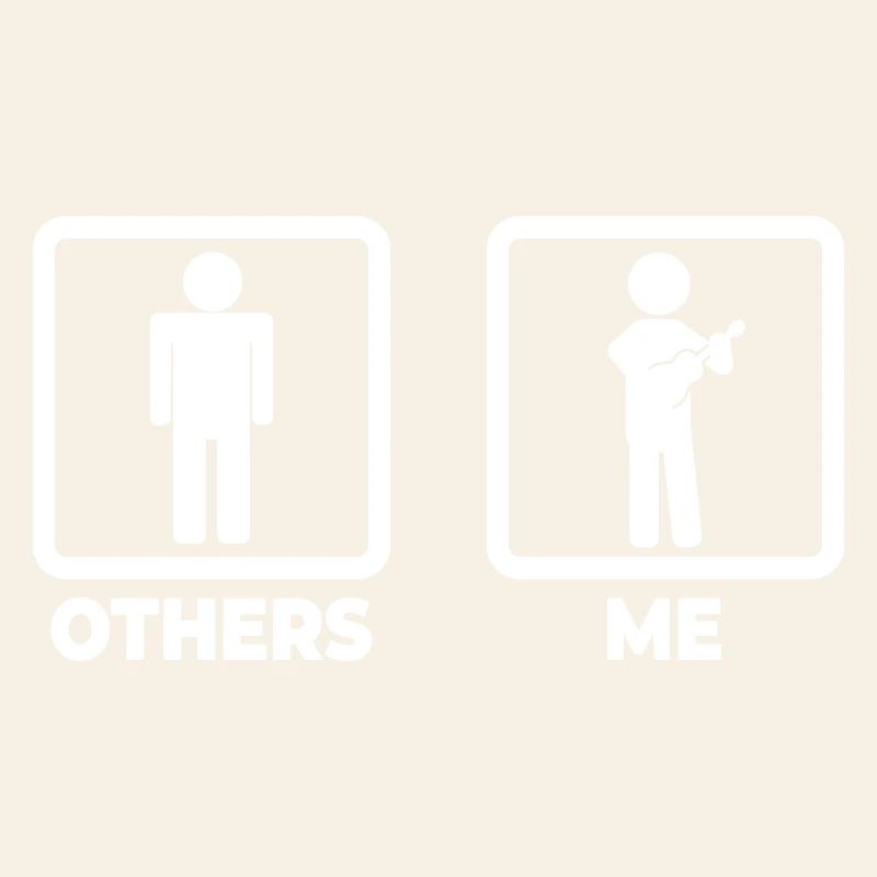 Figurine en bâton de ukulélé